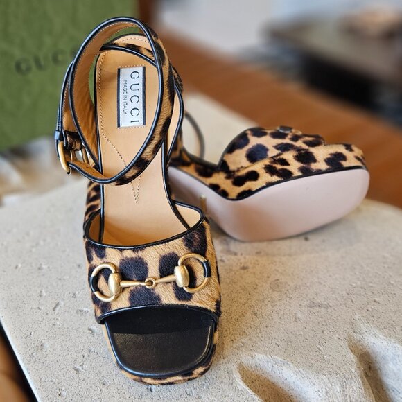 GUCCI  Women's Horsebit sandal size 37+ - Picture 14 of 16